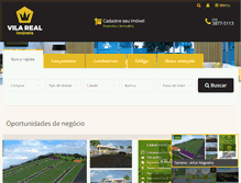 Tablet Screenshot of imoveisvilareal.com.br